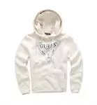 guess femmes veste mode 2012-2019U hoodie petit norme blanc